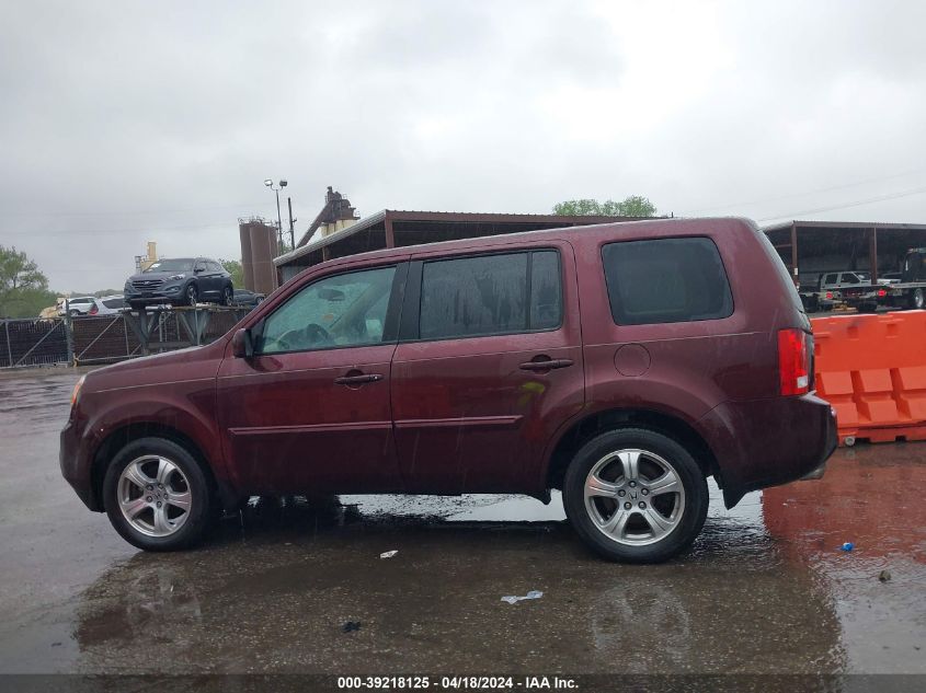 2013 Honda Pilot Ex-L VIN: 5FNYF4H58DB072807 Lot: 39218125