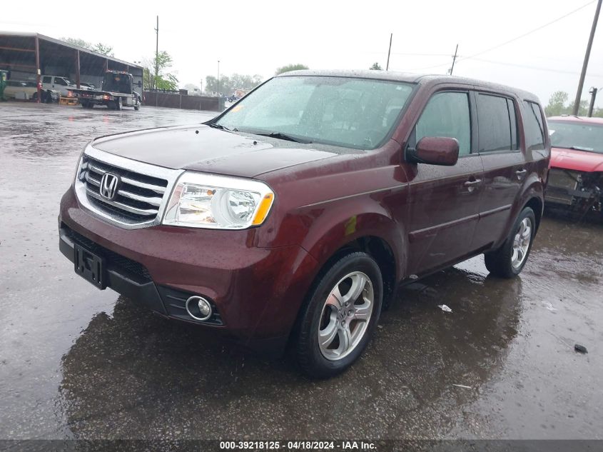 2013 Honda Pilot Ex-L VIN: 5FNYF4H58DB072807 Lot: 39218125