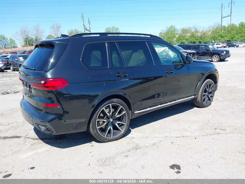 2021 BMW X7 xDrive40I VIN: 5UXCW2C03M9H71672 Lot: 39218128
