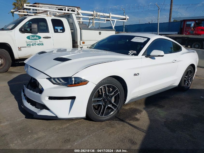 2020 Ford Mustang Gt Premium Fastback VIN: 1FA6P8CF9L5131154 Lot: 39218136