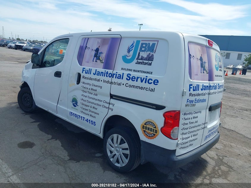 2014 Nissan Nv200 Sv VIN: 3N6CM0KN3EK701199 Lot: 39218182