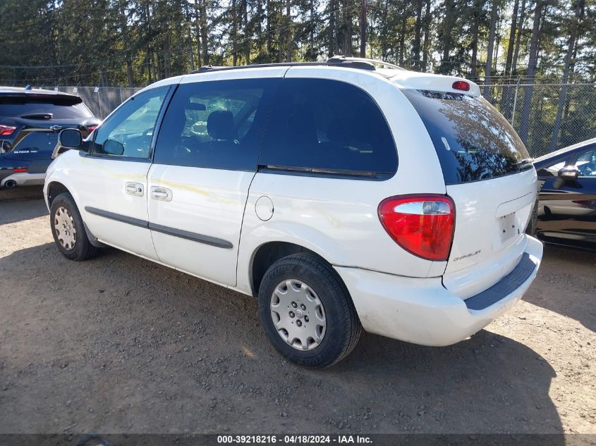 2003 Chrysler Voyager Lx VIN: 1C8GJ45363B203004 Lot: 39218216