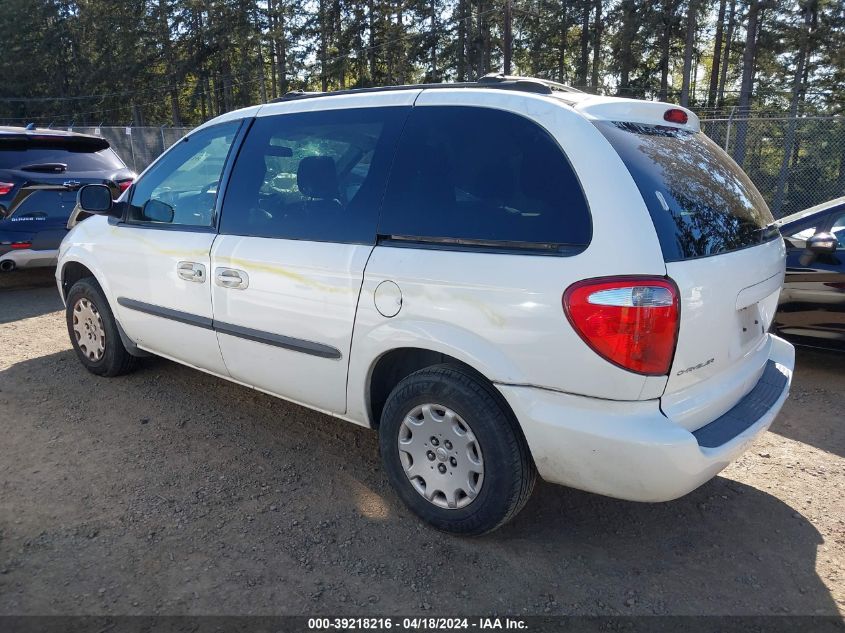 2003 Chrysler Voyager Lx VIN: 1C8GJ45363B203004 Lot: 39218216