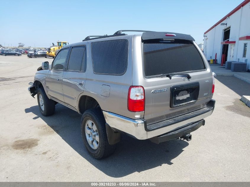 2001 Toyota 4Runner Sr5 V6 VIN: JT3GN86R310208402 Lot: 39218233