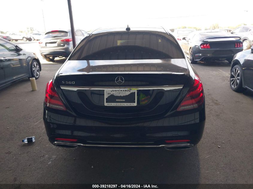 2018 Mercedes-Benz S 560 VIN: WDDUG8DB3JA400451 Lot: 39218297