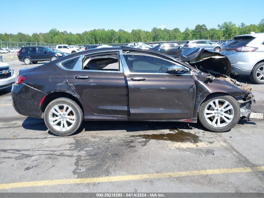 2015 Chrysler 200 Limited VIN: 1C3CCCAB9FN568611 Lot: 40515085