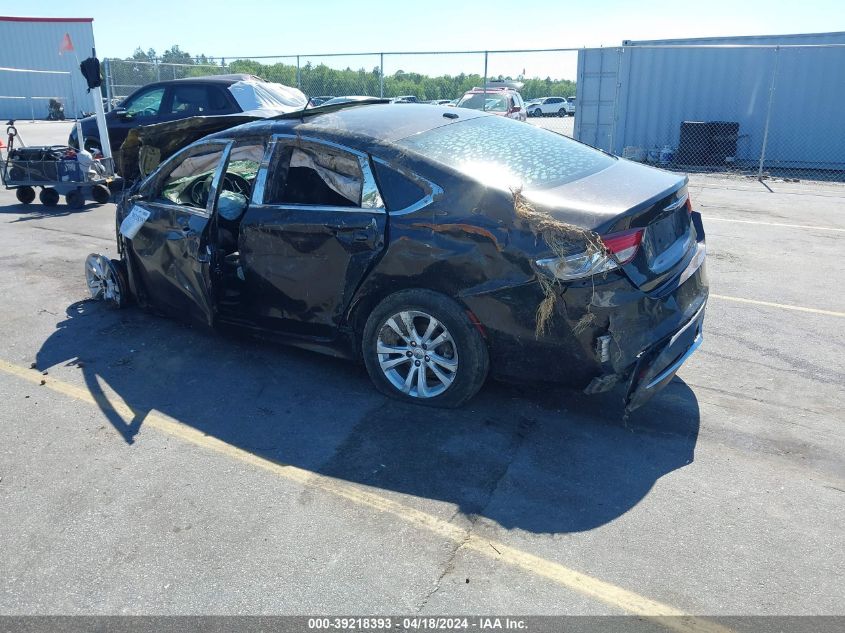 2015 Chrysler 200 Limited VIN: 1C3CCCAB9FN568611 Lot: 40515085