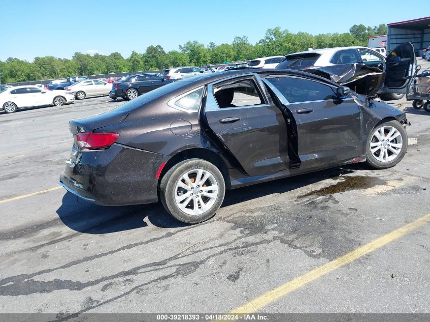 2015 Chrysler 200 Limited VIN: 1C3CCCAB9FN568611 Lot: 40515085