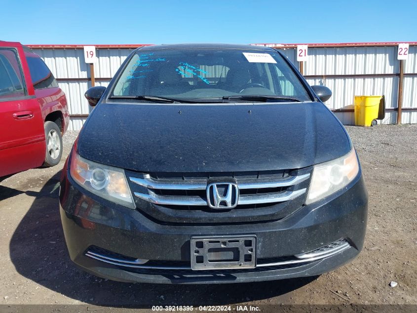 2014 Honda Odyssey Ex-L VIN: 5FNRL5H65EB096172 Lot: 39218395