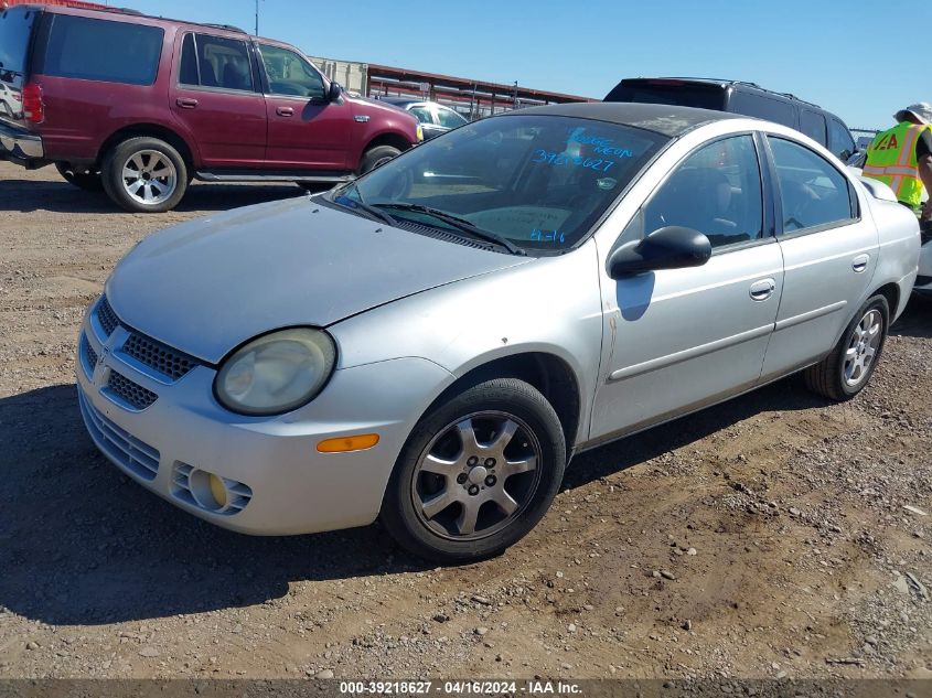 2003 Dodge Neon Sxt VIN: 1B3ES56C43D205527 Lot: 39218627