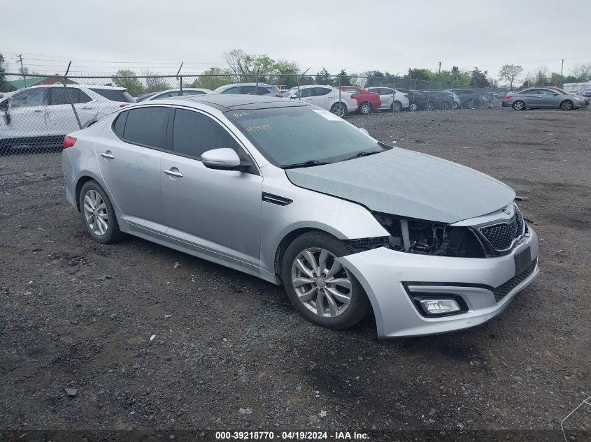 2015 Kia Optima Ex VIN: 5XXGN4A79FG398707 Lot: 39218770