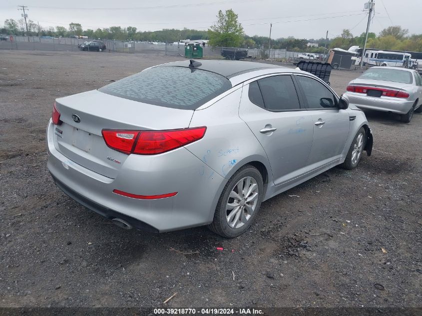 2015 Kia Optima Ex VIN: 5XXGN4A79FG398707 Lot: 39218770