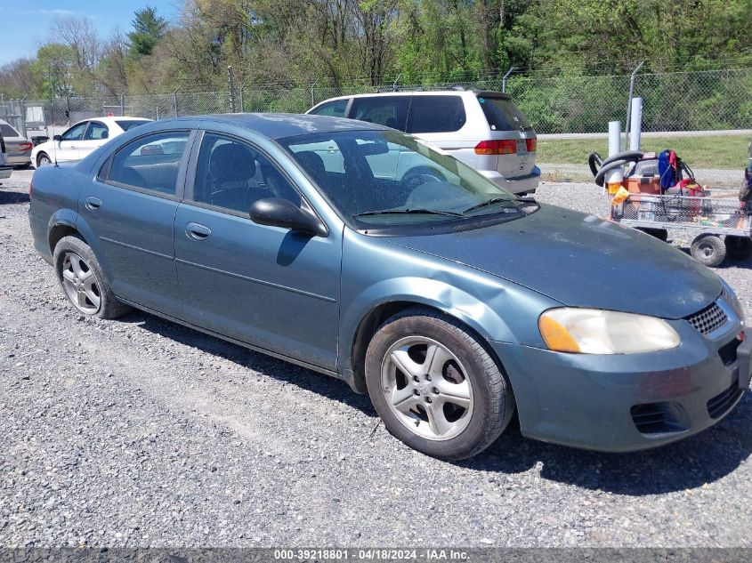 2005 Dodge Stratus Sxt VIN: 1B3EL46R55N648147 Lot: 39218801