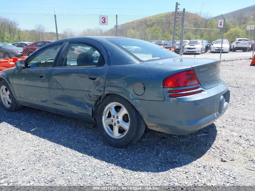 2005 Dodge Stratus Sxt VIN: 1B3EL46R55N648147 Lot: 39218801