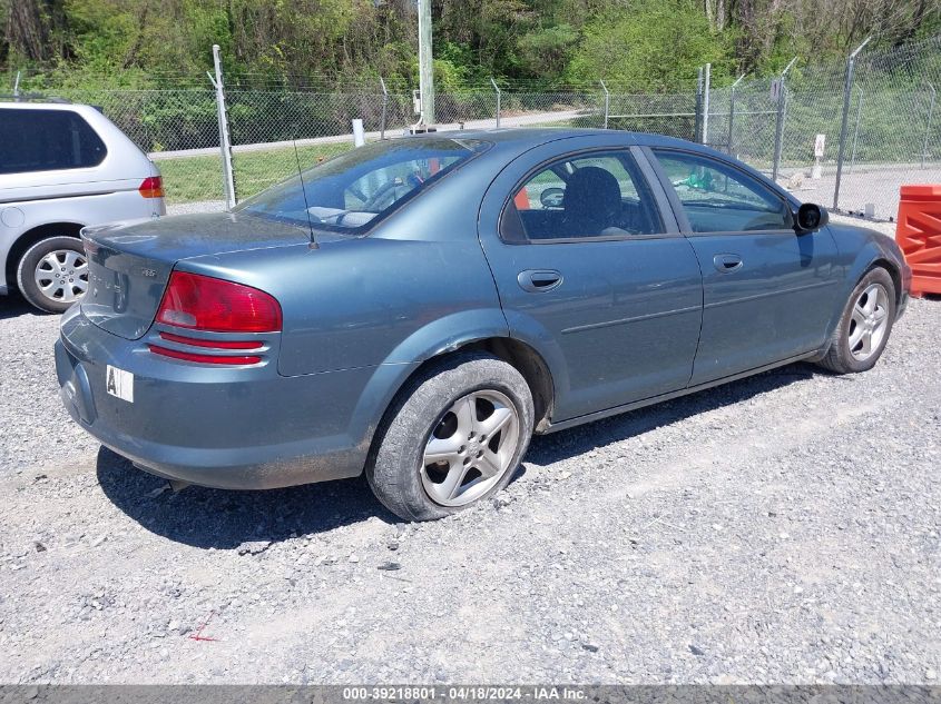 2005 Dodge Stratus Sxt VIN: 1B3EL46R55N648147 Lot: 39218801