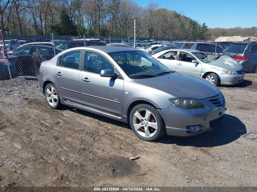 2005 Mazda Mazda3 S VIN: JM1BK123751293896 Lot: 39218999