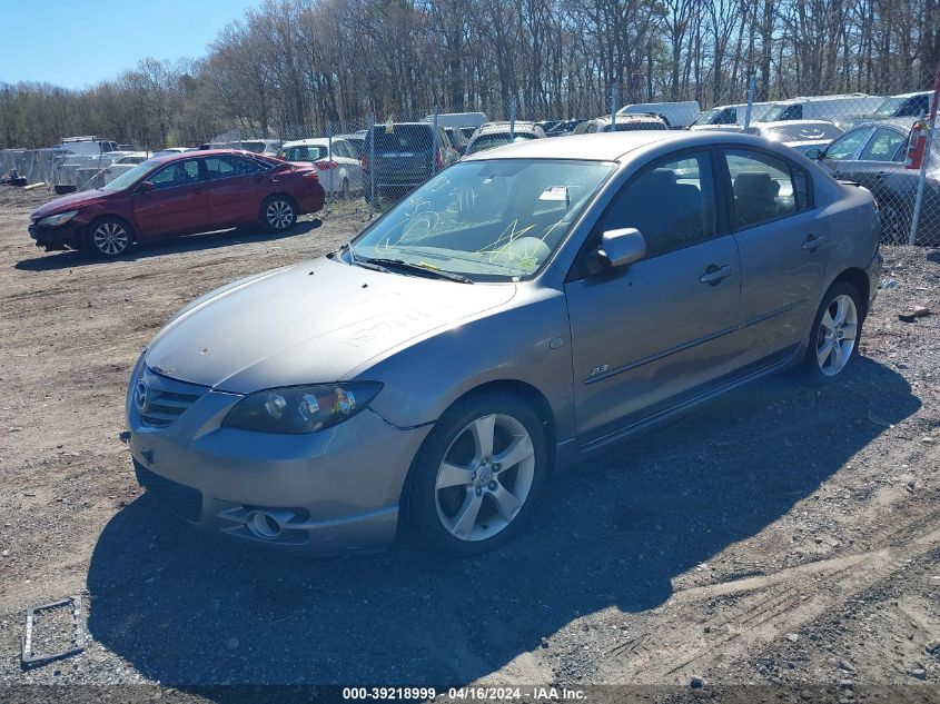 2005 Mazda Mazda3 S VIN: JM1BK123751293896 Lot: 39218999