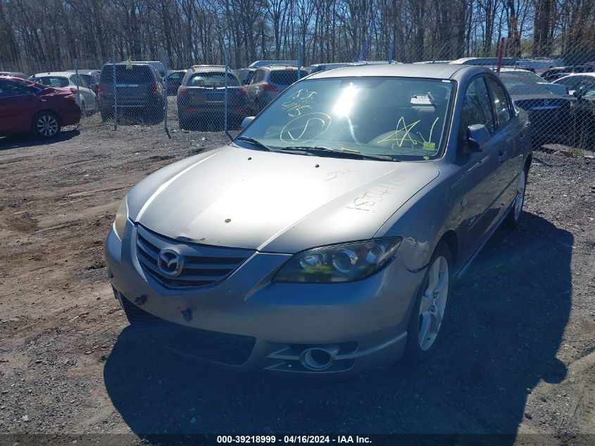 2005 Mazda Mazda3 S VIN: JM1BK123751293896 Lot: 39218999