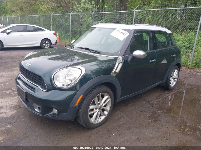 2011 Mini Cooper S Countryman VIN: WMWZC3C56BWL78702 Lot: 39219022