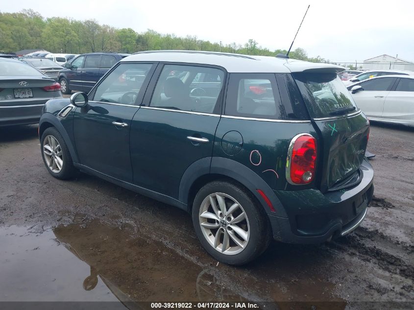 2011 Mini Cooper S Countryman VIN: WMWZC3C56BWL78702 Lot: 39219022