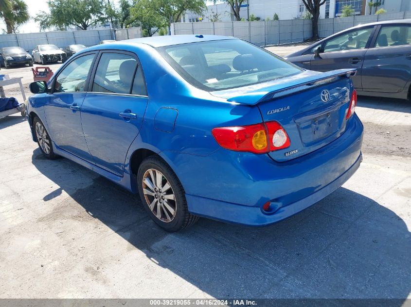 2T1BU40E99C157447 | 2009 TOYOTA COROLLA