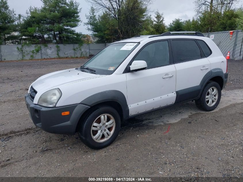 2008 Hyundai Tucson Limited V6/Se VIN: KM8JN72DX8U754988 Lot: 39219059