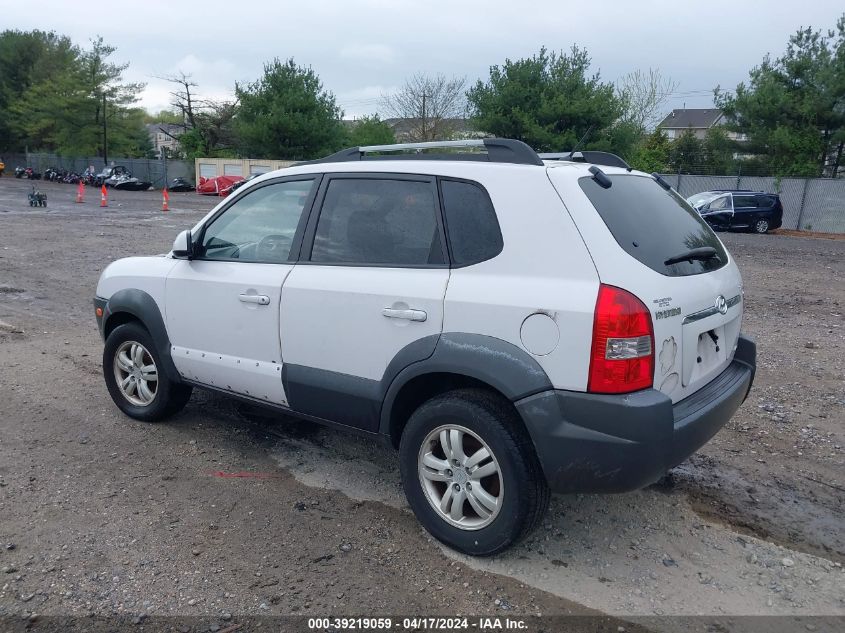 2008 Hyundai Tucson Limited V6/Se VIN: KM8JN72DX8U754988 Lot: 39219059