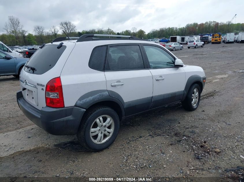 2008 Hyundai Tucson Limited V6/Se VIN: KM8JN72DX8U754988 Lot: 39219059