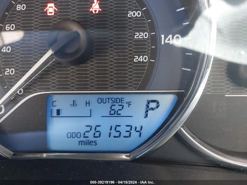 2014 Toyota Corolla Le VIN: 2T1BURHE7EC061621 Lot: 39219196