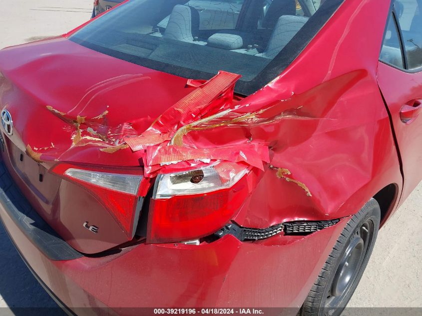 2014 Toyota Corolla Le VIN: 2T1BURHE7EC061621 Lot: 39219196