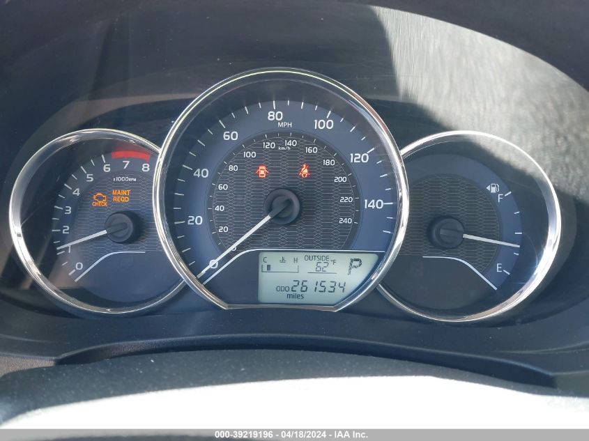 2014 Toyota Corolla Le VIN: 2T1BURHE7EC061621 Lot: 39219196