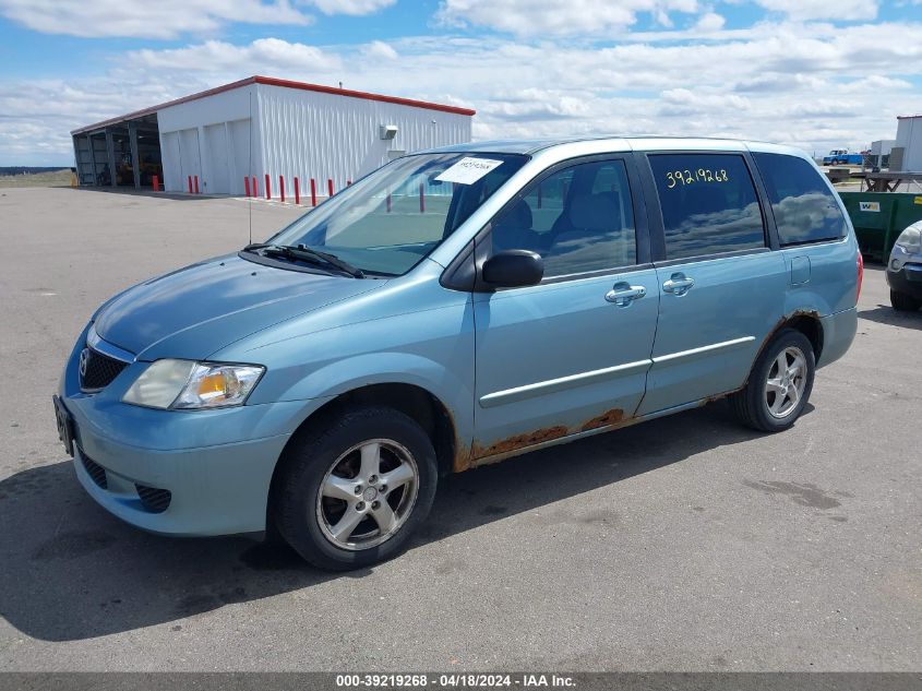 2003 Mazda Mpv Es/Lx/Lx-Sv VIN: JM3LW28A330369046 Lot: 39219268