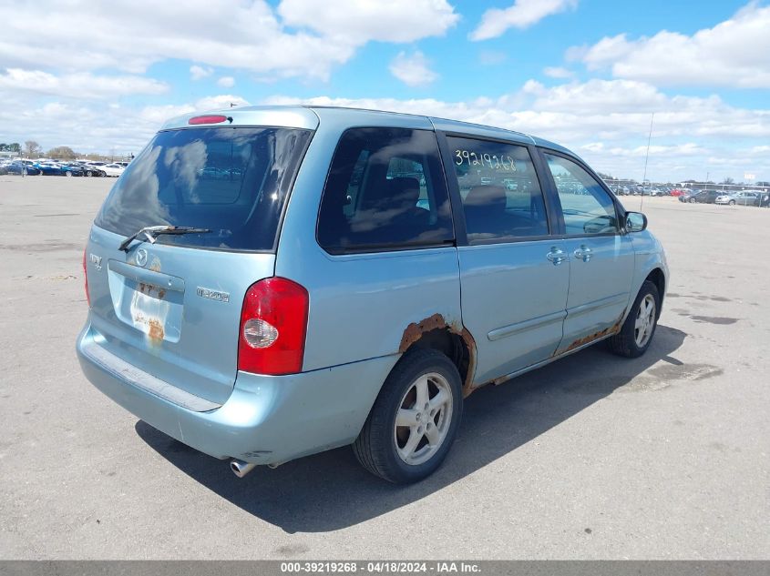 2003 Mazda Mpv Es/Lx/Lx-Sv VIN: JM3LW28A330369046 Lot: 39219268