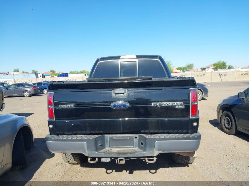 2011 Ford F-150 Svt Raptor VIN: 1FTFW1R69BFD14106 Lot: 39219341