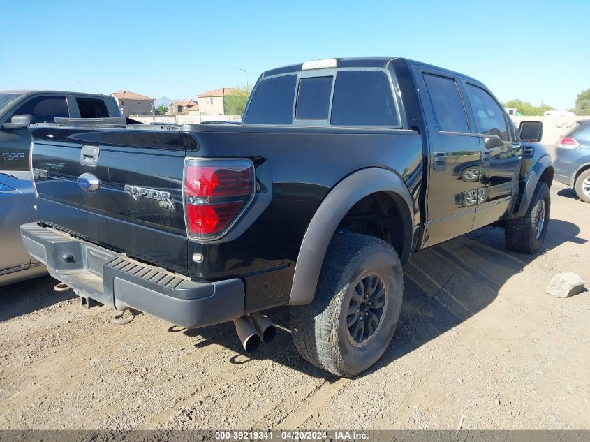 2011 Ford F-150 Svt Raptor VIN: 1FTFW1R69BFD14106 Lot: 39219341