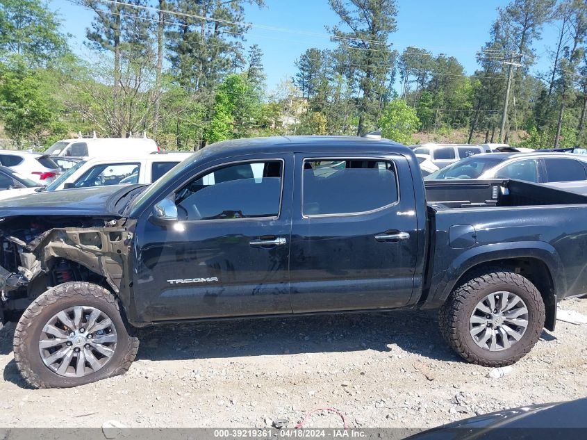 2020 Toyota Tacoma Limited VIN: 3TMGZ5AN7LM292372 Lot: 39219361