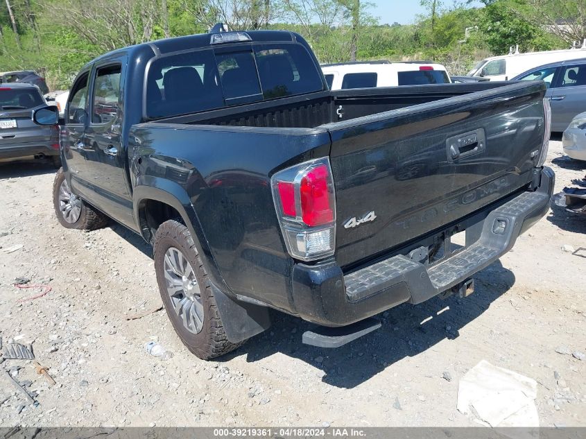 VIN 3TMGZ5AN7LM292372 2020 TOYOTA TACOMA LIMITED