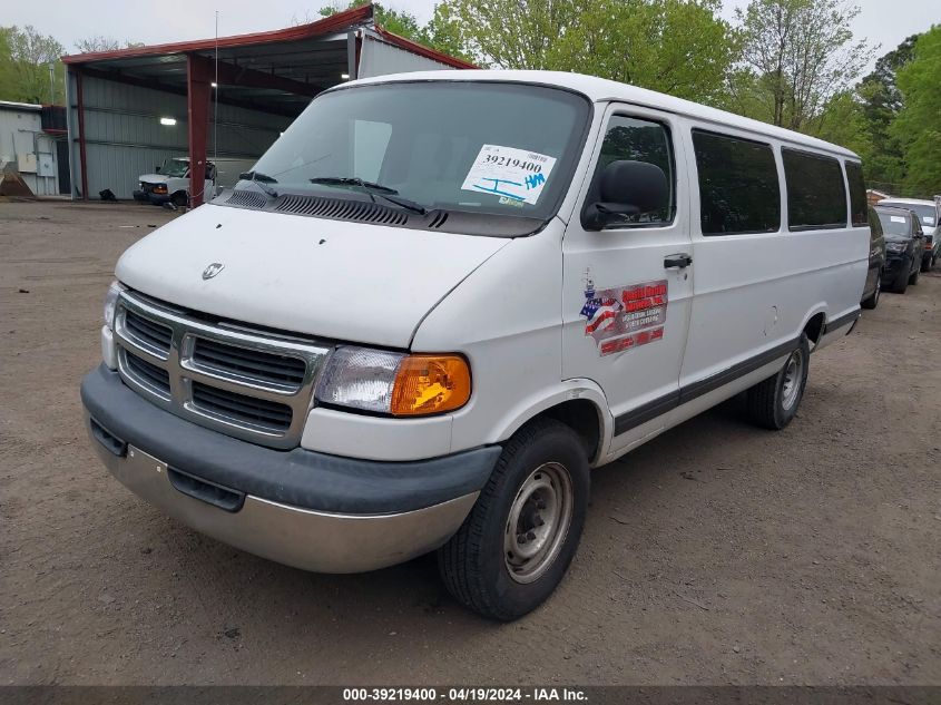 2B5EB35X12K129839 2002 Dodge Ram Wagon 3500