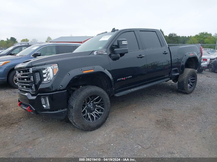 2022 GMC Sierra 2500Hd 4Wd Standard Bed At4 VIN: 1GT49PE70NF152225 Lot: 39219410