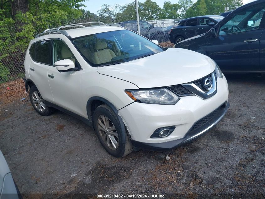 2016 Nissan Rogue Sv VIN: JN8AT2MT0GW017520 Lot: 39219482