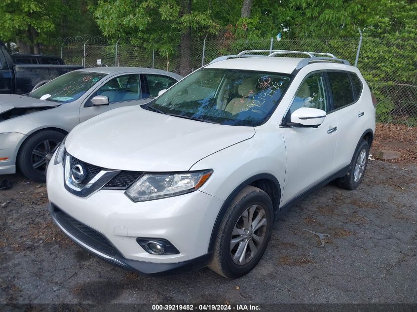 2016 Nissan Rogue Sv VIN: JN8AT2MT0GW017520 Lot: 39219482