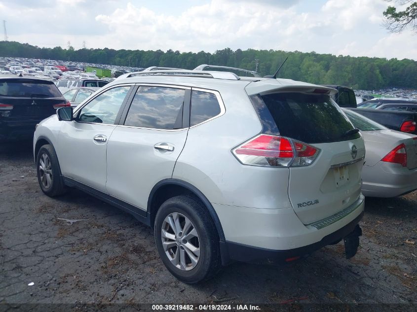 2016 Nissan Rogue Sv VIN: JN8AT2MT0GW017520 Lot: 39219482