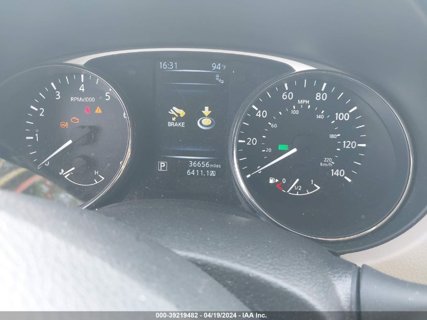 2016 Nissan Rogue Sv VIN: JN8AT2MT0GW017520 Lot: 39219482