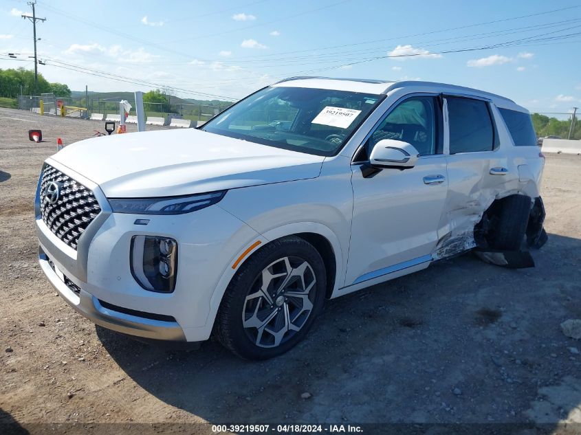 2021 Hyundai Palisade Calligraphy VIN: KM8R7DHE6MU207772 Lot: 39219507