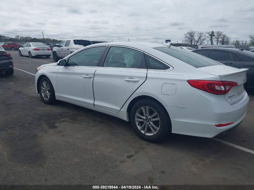 2015 Hyundai Sonata Se VIN: 5NPE24AF3FH150898 Lot: 39219544