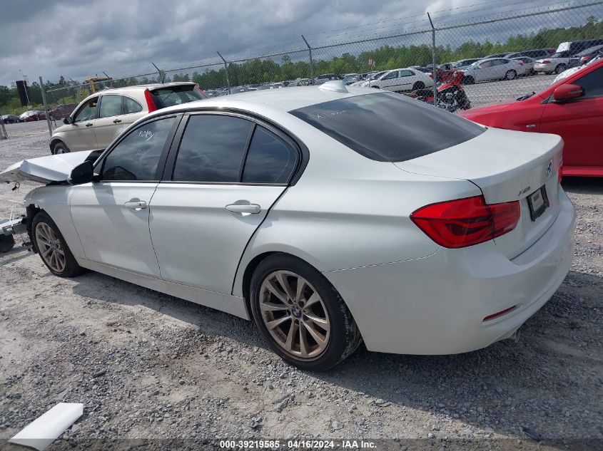 2018 BMW 320I xDrive VIN: WBA8A3C52JA494539 Lot: 39219585