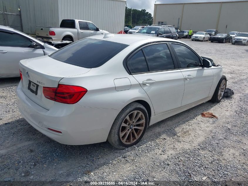 2018 BMW 320I xDrive VIN: WBA8A3C52JA494539 Lot: 39219585