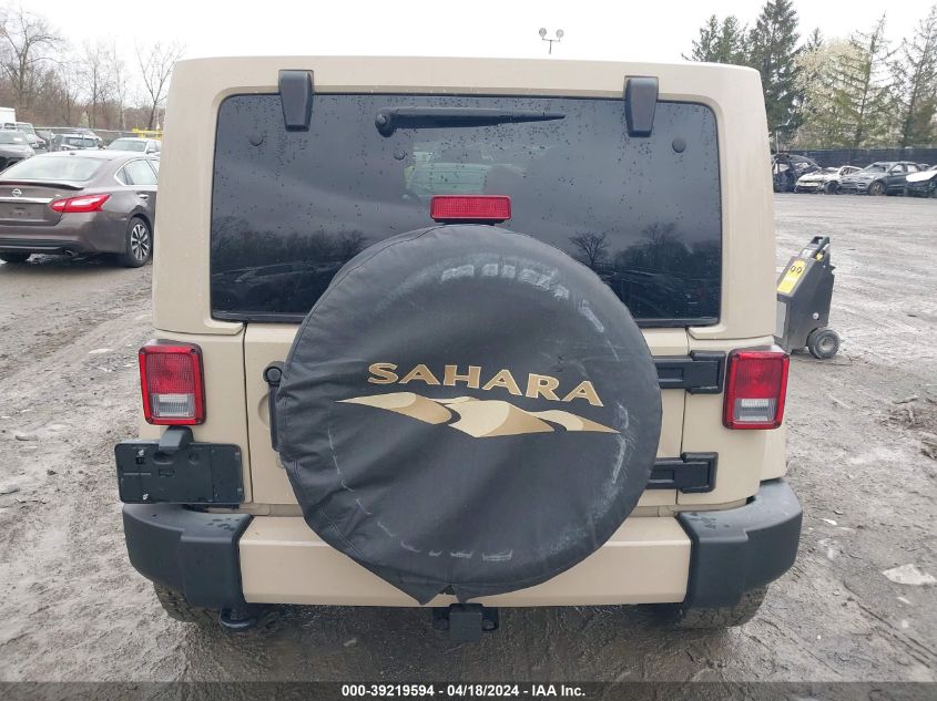 2016 Jeep Wrangler Unlimited Sahara VIN: 1C4BJWEG1GL233098 Lot: 39219594