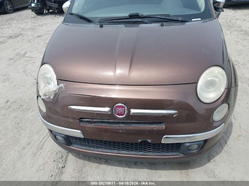 3C3CFFER3CT109277 | 2012 FIAT 500C