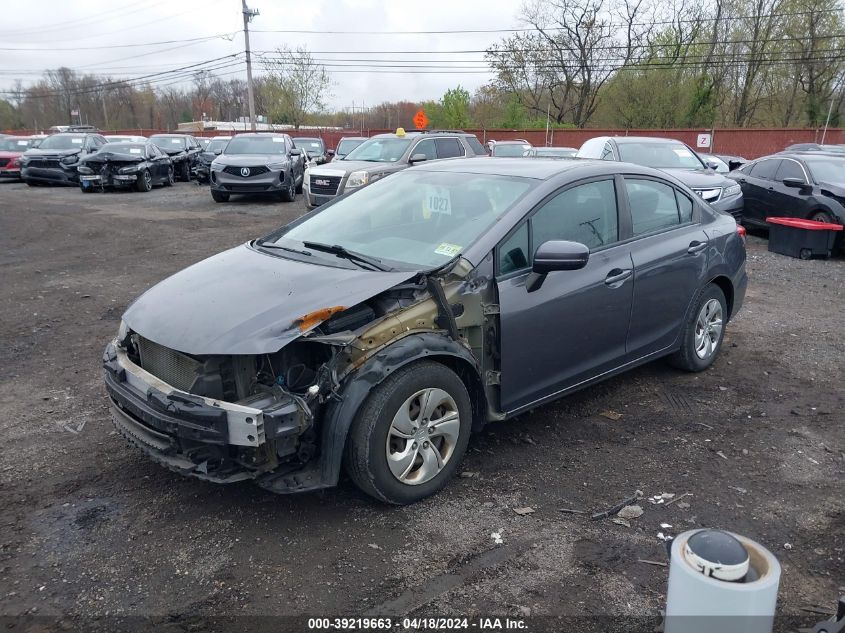 2014 Honda Civic Lx VIN: 2HGFB2F53EH559811 Lot: 39219663